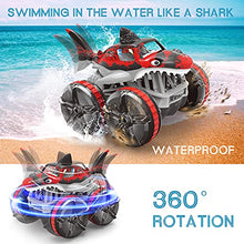 Load image into Gallery viewer, Baztoy Remote Control Crawler Car, Kids Toys Waterproof RC Truck Rechargeable 4WD Off Road Radio Controlled Model Vehicle Cool Gadget Gift for Boys Girls Teenager Children Indoor Outdoor Garden Game