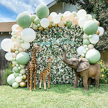 Load image into Gallery viewer, Balloon Arch Sage Green,Balloon Garland Arch Kit Avocado Green Mint Green White Gold Latex Balloons Pack 103pcs for Birthday Baby Shower Wedding Jungle Safari Party Graduation Decorations