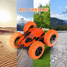 Load image into Gallery viewer, STOTOY Remote Control Car for Kids, 2.4GHz High Speed Rc Car, 360° Two Directions and Rotation Toy Car, Electric 4WD Racing Stunt Truck, Birthday Xmas Gift Toys for 3 4 5 6+ Year Old Boys (Orange)