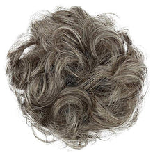 Load image into Gallery viewer, PRETTYSHOP Hairpiece Scrunchy Updo Bridal Hairstyle Voluminous Wavy Messy Bun Gray Blond Mix G21A