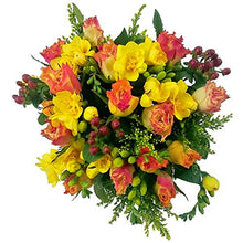 Load image into Gallery viewer, Clare Florist Rose and Freesia Fresh Flower Bouquet - Beautiful Roses and Freesia Flowers Arranged by Florists