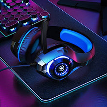 Load image into Gallery viewer, Wired Gaming Headset for PS5 PS4 PC, Surround Sound Headphones with Noise Cancelling in-line Control for Xbox Series X/S Switch Laptop Tablet Mac