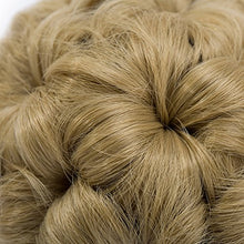 Load image into Gallery viewer, Updo Claw On Scrunchy Scrunchie Hair Bun Hairpiece Wavy Messy Hair Ponytail Extension Curly Hair Chignons - Ash Blonde