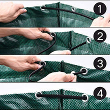 Load image into Gallery viewer, Norjews Heavy Duty Garden Waste Bags - 272 Litre - 3 Sacks - BONUS 1 Pair Gardening Gloves - Industrial Fabric and Handles - Green/Garden Waste Sacks, Reusable