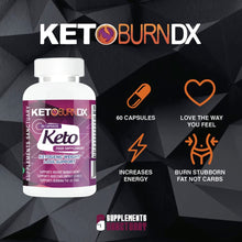 Load image into Gallery viewer, Keto Burn DX - Ketogenic Weight Loss Support for Men & Women - 1 Month Supply - Supplements Sanctuary