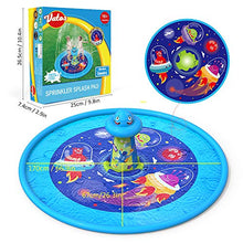 Load image into Gallery viewer, VATOS Updated Splash Play Mat Water Sprinkler for Kids - 67" Anti-Slip Sprinkler Pad with UFO Design Outdoor Water Toys for Toddlers Age 2+ Girls & Boys Toddler Toys for Summer Garden Beach Backyard