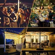 Load image into Gallery viewer, 53.6ft Outdoor String Lights, Ulocool Garden String Lights with 20 Bulb, IP65 Waterproof Led String Lights Mains Powered, Festoon Lights with Remote for Indoor, Home, Patio, Party, Christmas, Wedding