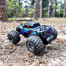 Load image into Gallery viewer, BEZGAR 20 Toy Grade 1:20 Scale Remote Control Car,2WD Top Speed 15 Km/h Electric Toy Off Road 2.4GHz RC Monster Vehicle Truck Crawler with Two Rechargeable Batteries for Kids and Adults