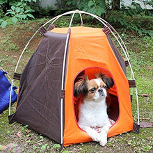 Load image into Gallery viewer, OUGE Portable Folding Dog Tent Cat House Bed, Outdoor Waterproof Animals Shelter Wigwam, Summer Beach Sunscreen Rabbit,Travel Camping pet Cage in Car, Door Entrance size 20 * 24 cm
