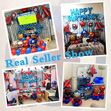 Load image into Gallery viewer, Super Hero Birthday Party Decorations Set Kids Party Supplies Super Hero Balloons For Boys Theme Party Favor (Blue)