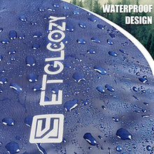 Load image into Gallery viewer, Double Sleeping Bag for Adults Camping, Extra Wide 2 Person Waterproof Cotton Flannel Sleeping Bag for 3-Season Warm & Cold Weather, Lightweight with Compact Bag for Hiking Backpacking