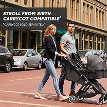 Load image into Gallery viewer, Baby Jogger City Tour 2 Double Travel Pushchair | Lightweight, Foldable & Portable Double Buggy | Pitch Black
