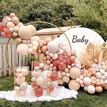 Load image into Gallery viewer, Retro Pink Balloon Garland Kit, 110Pcs Reusable DIY Doubled Dusty Pink Balloon Arch Kit for Retro Boho Wedding, Baby Shower, Bridal Engagement, Anniversary, Birthday
