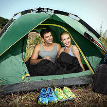 Load image into Gallery viewer, Aeike Warm Double Sleeping Bag 86"x60" Double Thermal Thick Sleeping Bag 2 Person with 2 Pillows for Outdoor Camping Hiking Thick Sleeping Bag for Winter and Spring