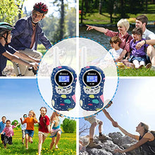 Load image into Gallery viewer, QNIGLO Rechargeable Kids Walkie Talkies, 8 Channels, 2 Mile Long Range, Voice Activated PMR Walkie Talkie Set Built-in Rechargeable Batteries for Girls/Boys/Adults