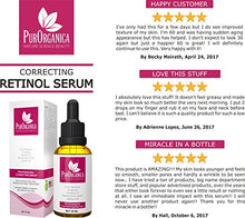 Load image into Gallery viewer, PurOrganica Retinol Serum - Best Treatment for Acne and Acne Scars, Pigmentation, Fine Lines, Wrinkles and Dark Circles - Premium 2.5% Retinol, Vegan Hyaluronic Acid & Jojoba Oil - It Works or 100% Money Back Guarantee