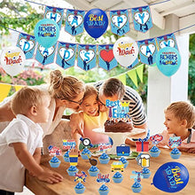 Load image into Gallery viewer, BESTZY Father's Day Balloon Set, Happy Father's Day Balloon Decorations Set, with Father's Day Letter Balloon, Happy Dads Day Banner, Father's Day CakeToppers, for Father's Day Father Party Supplies