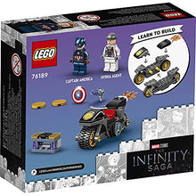 Load image into Gallery viewer, LEGO 76189 Marvel Captain America and Hydra Face-Off Building Set, Super Hero Toy for Kids Age 4 with Motorbike