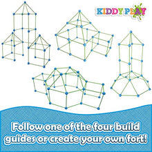 Load image into Gallery viewer, KiddyPlay Mega Forts - 80 Piece Den Building Kit - Fort Construction Toys For Kids - Building Toys For Boys or Girls