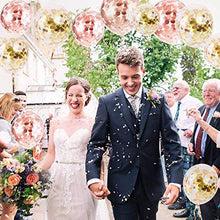 Load image into Gallery viewer, Rose Gold Party Decorations, Bachelorette Party, Balloons for Birthday Party Wedding ( Kit with Balloons, Tassel Garland, Foil Fringe Curtains, Gold Table Runner, Birthday Banner, Ribbons)
