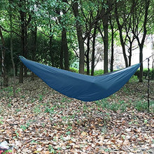 Load image into Gallery viewer, WINGONEER Outdoor All Weather Camping Hammock Insulation NylonSleeping Bag, used as blankets,Camping Military Sleeping Insulate Reflect Heat Parcel hammock - Dark Blue