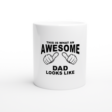 Load image into Gallery viewer, White 11oz Ceramic Mug for dad