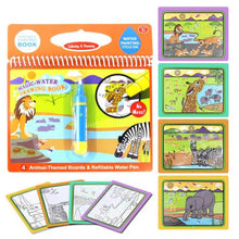 Load image into Gallery viewer, Magic Water Drawing Books Coloring Books Doodle & Magic Pen Painting Drawing Board Children DIY Painting Toys Birthday Gifts