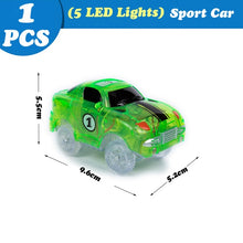 Load image into Gallery viewer, Magical Glowing Race Track DIY Universal Accessories Ramp Turn Road Bridge Crossroads Rail Car Toy Racing Tracks Kids Gifts