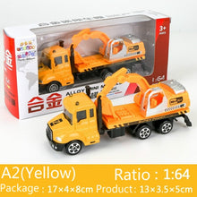 Load image into Gallery viewer, 1PCS Mini Toy Vehicle Model Alloy Diecast Engineering Construction Fire Truck Ambulance Transport Car Educational Children Gifts