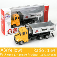 Load image into Gallery viewer, 1PCS Mini Toy Vehicle Model Alloy Diecast Engineering Construction Fire Truck Ambulance Transport Car Educational Children Gifts