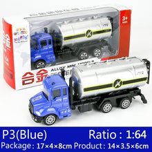 Load image into Gallery viewer, 1PCS Mini Toy Vehicle Model Alloy Diecast Engineering Construction Fire Truck Ambulance Transport Car Educational Children Gifts