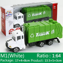 Load image into Gallery viewer, 1PCS Mini Toy Vehicle Model Alloy Diecast Engineering Construction Fire Truck Ambulance Transport Car Educational Children Gifts