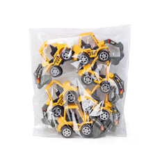 Load image into Gallery viewer, 6 Pcs/Set Vehicle Truck Car Model Plastic Diecast Construction Bulldozer Engineering Model Toy Cars for Kids Children Boys Gift