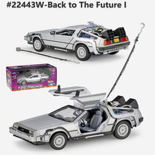 Load image into Gallery viewer, Welly 1:24 Diecast Alloy Model Car DMC-12 delorean back to the future Time Machine Metal Toy Car For Kid Toy Gift Collection