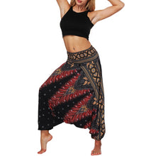 Load image into Gallery viewer, Harem Pants Women's Ladies Casual Summer Loose Trousers Штаны Female Baggy Boho Aladdin Print Casual Fashion Jumpsuit Pants 2021