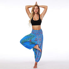 Load image into Gallery viewer, Harem Pants Women's Ladies Casual Summer Loose Trousers Штаны Female Baggy Boho Aladdin Print Casual Fashion Jumpsuit Pants 2021