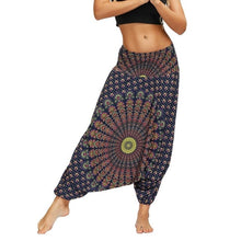 Load image into Gallery viewer, Harem Pants Women's Ladies Casual Summer Loose Trousers Штаны Female Baggy Boho Aladdin Print Casual Fashion Jumpsuit Pants 2021