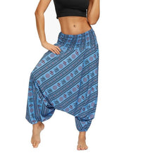Load image into Gallery viewer, Harem Pants Women's Ladies Casual Summer Loose Trousers Штаны Female Baggy Boho Aladdin Print Casual Fashion Jumpsuit Pants 2021