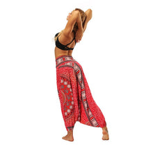 Load image into Gallery viewer, Harem Pants Women's Ladies Casual Summer Loose Trousers Штаны Female Baggy Boho Aladdin Print Casual Fashion Jumpsuit Pants 2021