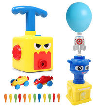 Load image into Gallery viewer, NEW Power Balloon Launch Tower Toy Puzzle Fun Education Inertia Air Power Balloon Car Science Experimen Toy for Children Gift