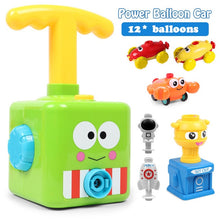 Load image into Gallery viewer, NEW Power Balloon Launch Tower Toy Puzzle Fun Education Inertia Air Power Balloon Car Science Experimen Toy for Children Gift