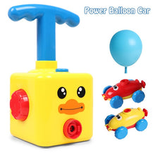 Load image into Gallery viewer, NEW Power Balloon Launch Tower Toy Puzzle Fun Education Inertia Air Power Balloon Car Science Experimen Toy for Children Gift