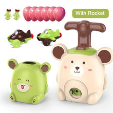 Load image into Gallery viewer, NEW Power Balloon Launch Tower Toy Puzzle Fun Education Inertia Air Power Balloon Car Science Experimen Toy for Children Gift