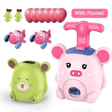 Load image into Gallery viewer, NEW Power Balloon Launch Tower Toy Puzzle Fun Education Inertia Air Power Balloon Car Science Experimen Toy for Children Gift