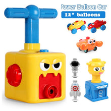 Load image into Gallery viewer, NEW Power Balloon Launch Tower Toy Puzzle Fun Education Inertia Air Power Balloon Car Science Experimen Toy for Children Gift
