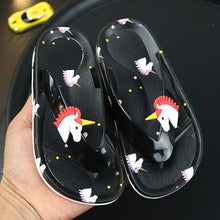 Load image into Gallery viewer, Rainbow Slippers for Kids Girls New Summer 2020 New Boys Girls Beach Shoes Baby Toddler Soft Indoor Bathroom Slippers Flip Flops