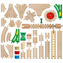 Load image into Gallery viewer, New All Kinds Wooden Track Parts Beech Wooden Railway Train Track Toy Accessories Fit Biro All Brands Wood Tracks Toys for Kids