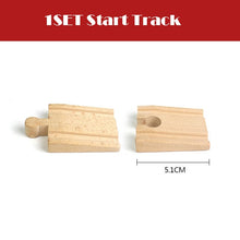 Load image into Gallery viewer, New All Kinds Wooden Track Parts Beech Wooden Railway Train Track Toy Accessories Fit Biro All Brands Wood Tracks Toys for Kids
