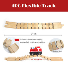 Load image into Gallery viewer, New All Kinds Wooden Track Parts Beech Wooden Railway Train Track Toy Accessories Fit Biro All Brands Wood Tracks Toys for Kids