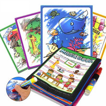 Load image into Gallery viewer, Magic Water Drawing Books Coloring Books Doodle & Magic Pen Painting Drawing Board Children DIY Painting Toys Birthday Gifts